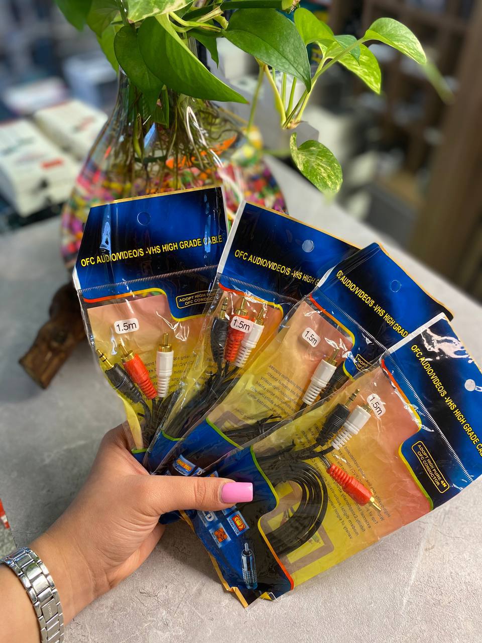 فیش صدا 1به 2 CABLE