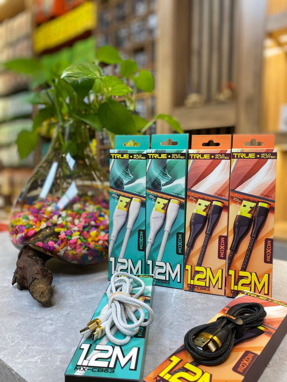 کابل شارژر ماکسوم تایپ سی  اورجینال مدل CB 63